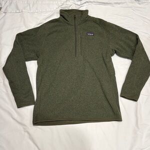Patagonia Forest Green Fleece Pullover